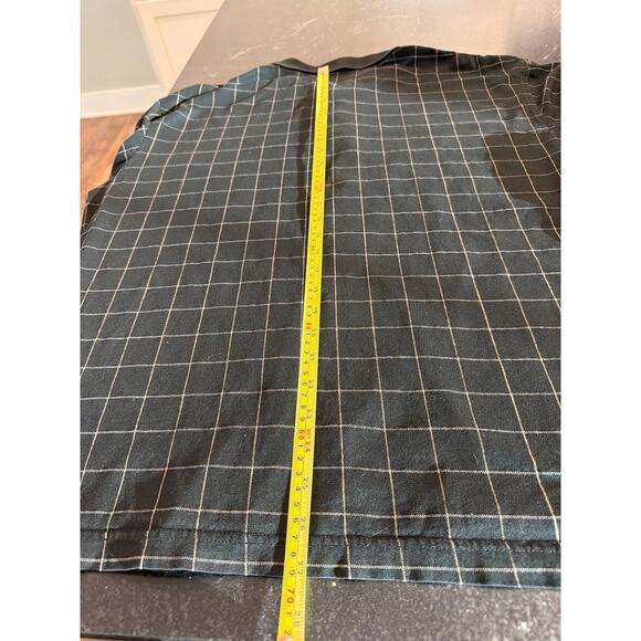 Gary Player 100% Cotton black windowpane Golf Polo LG - Picture 6 of 8